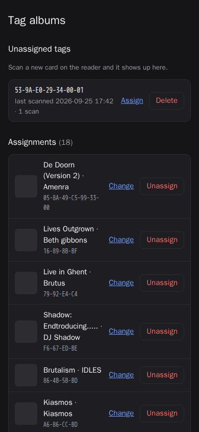 Dark mode on a phone